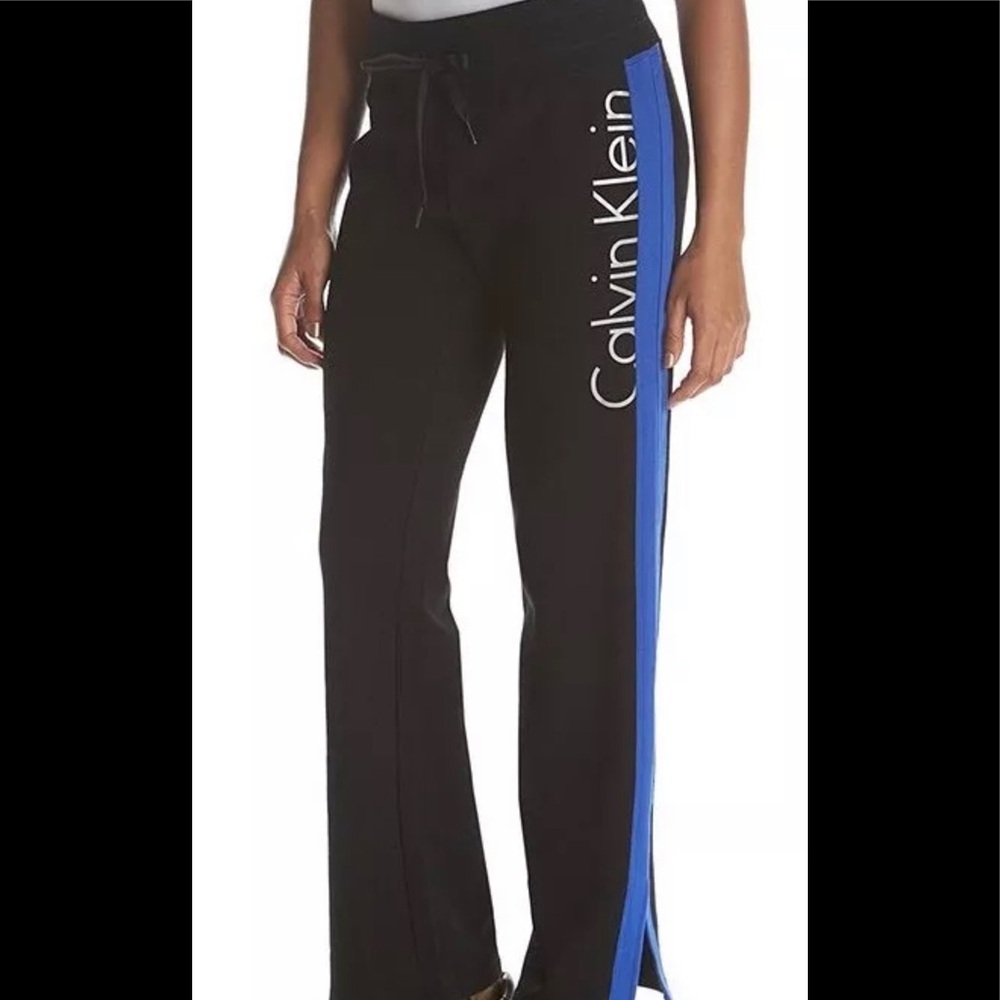 Women’s Jogging Pants CALVIN KLEIN Jogging Yoga Black Workout Track Pants NEW